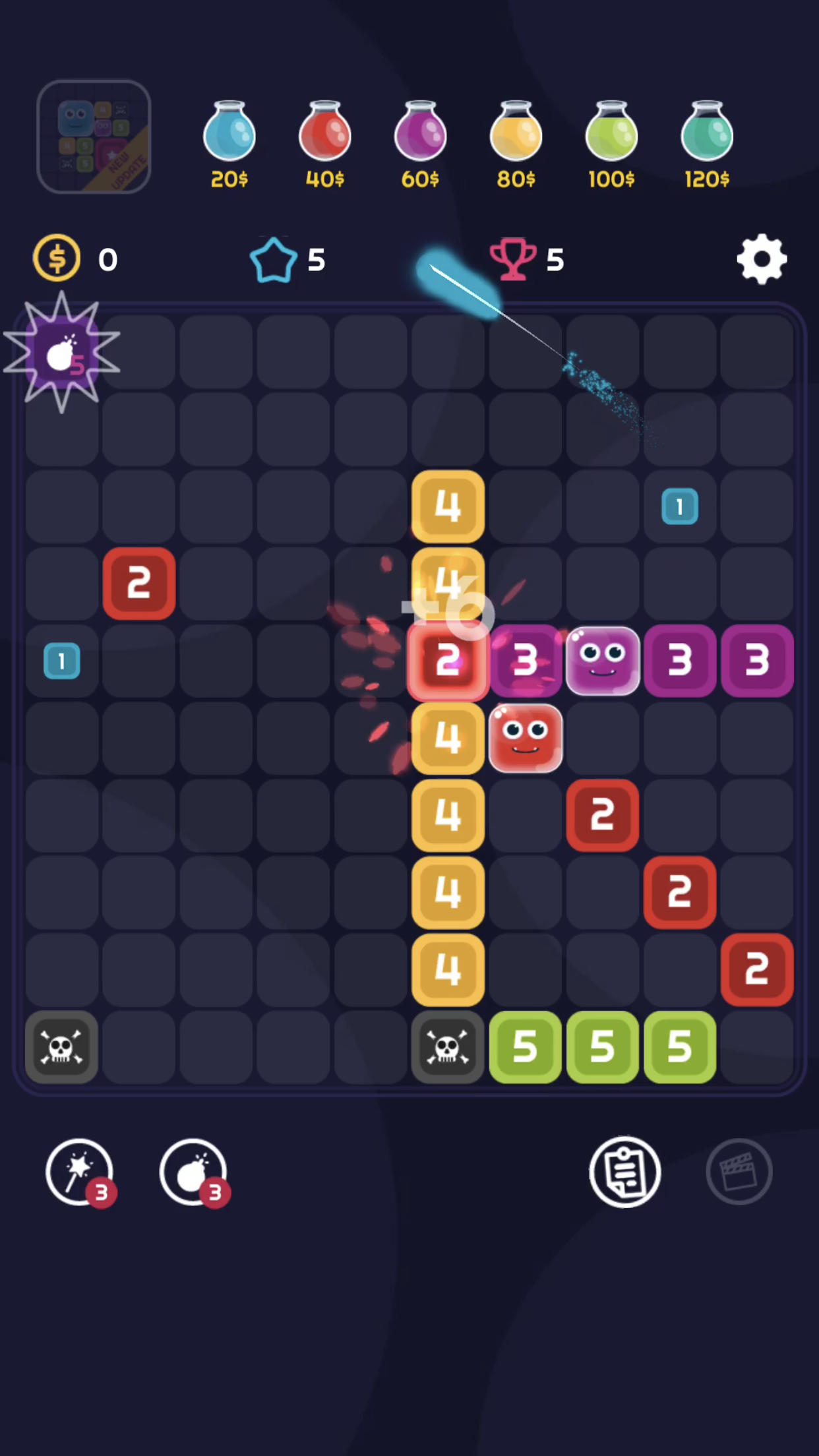 Line Puzzle Monster Game Screenshot