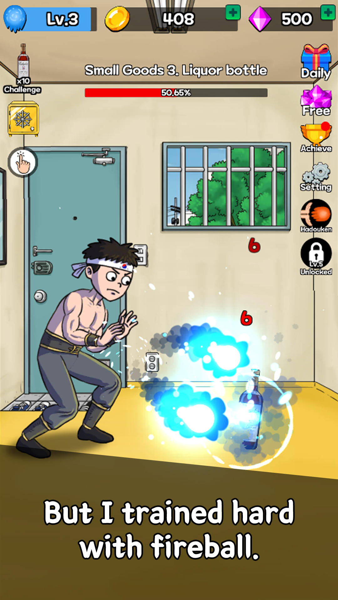 The Legend of Fireball Game Screenshot