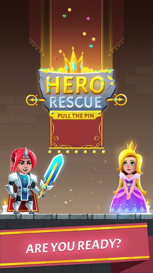Hero Rescue - Pin Puzzle - Pul screenshot game