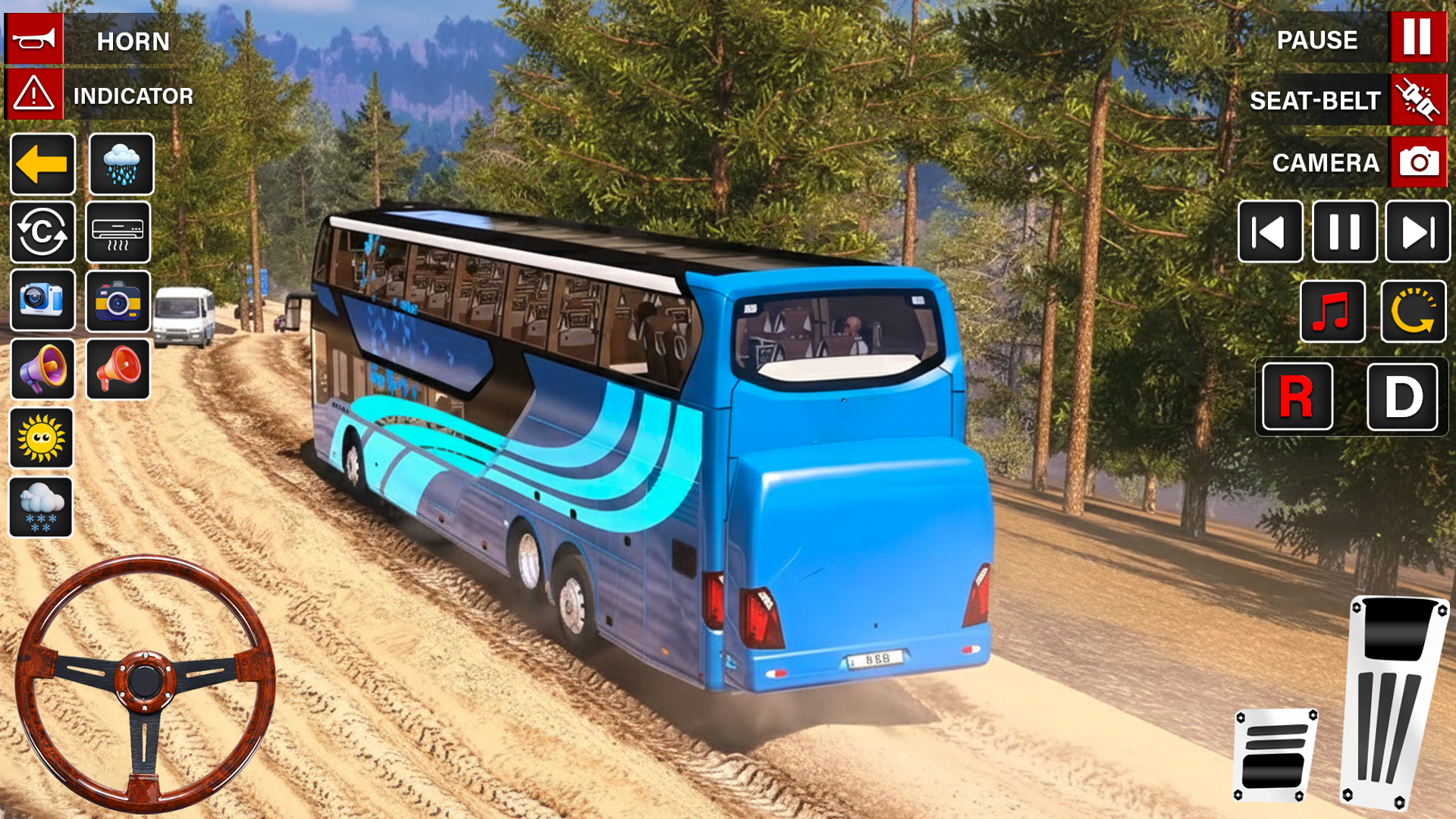 Bus Simulator Modern Bus Drive Game Screenshot