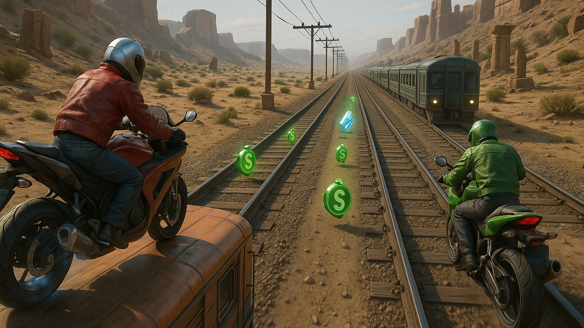 Subway Rider - Train Rush Game Screenshot