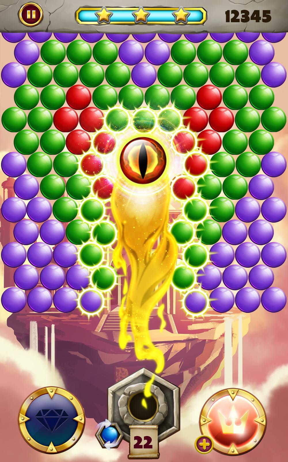 Fantasy Bubble Pop Game Screenshot