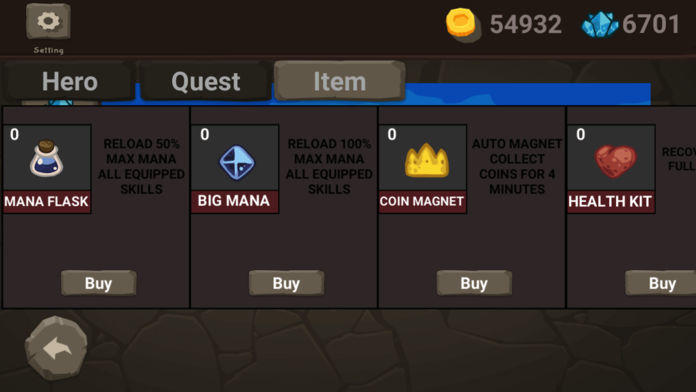 Скриншот игры Battle Hero - Age of Quest