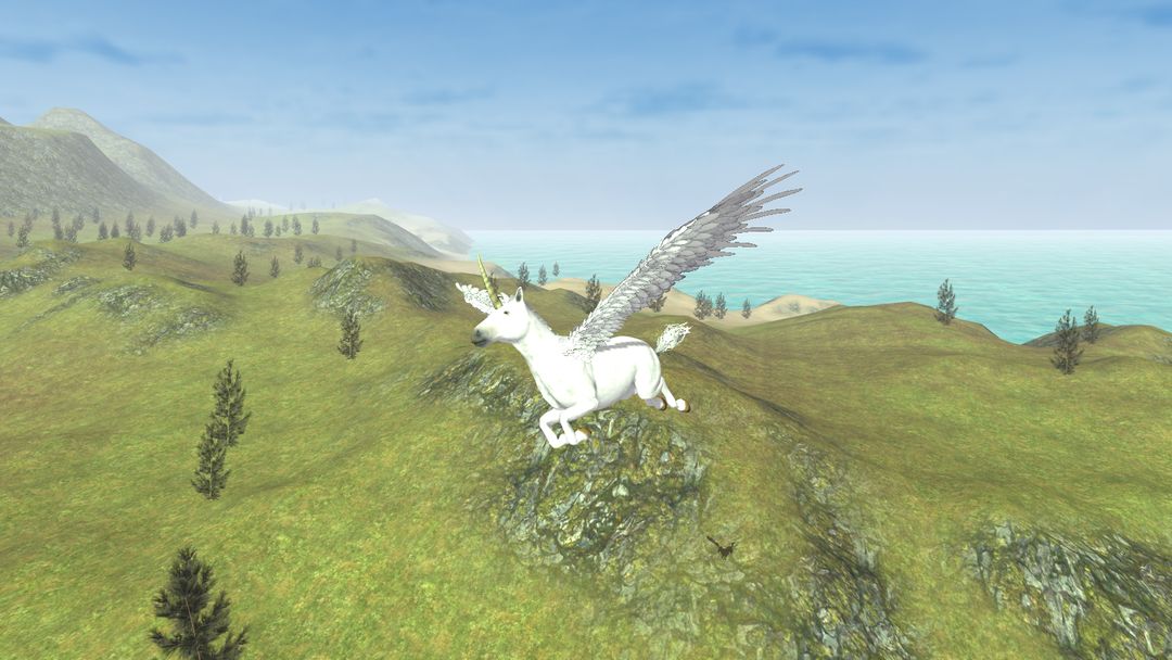 Screenshot of Flying Unicorn Simulator Free