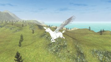 Captura de Tela do Jogo Flying Unicorn Simulator Free
