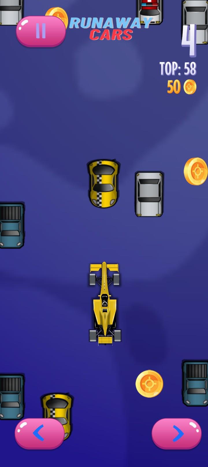 Runaway Cars 게임 스크린샷