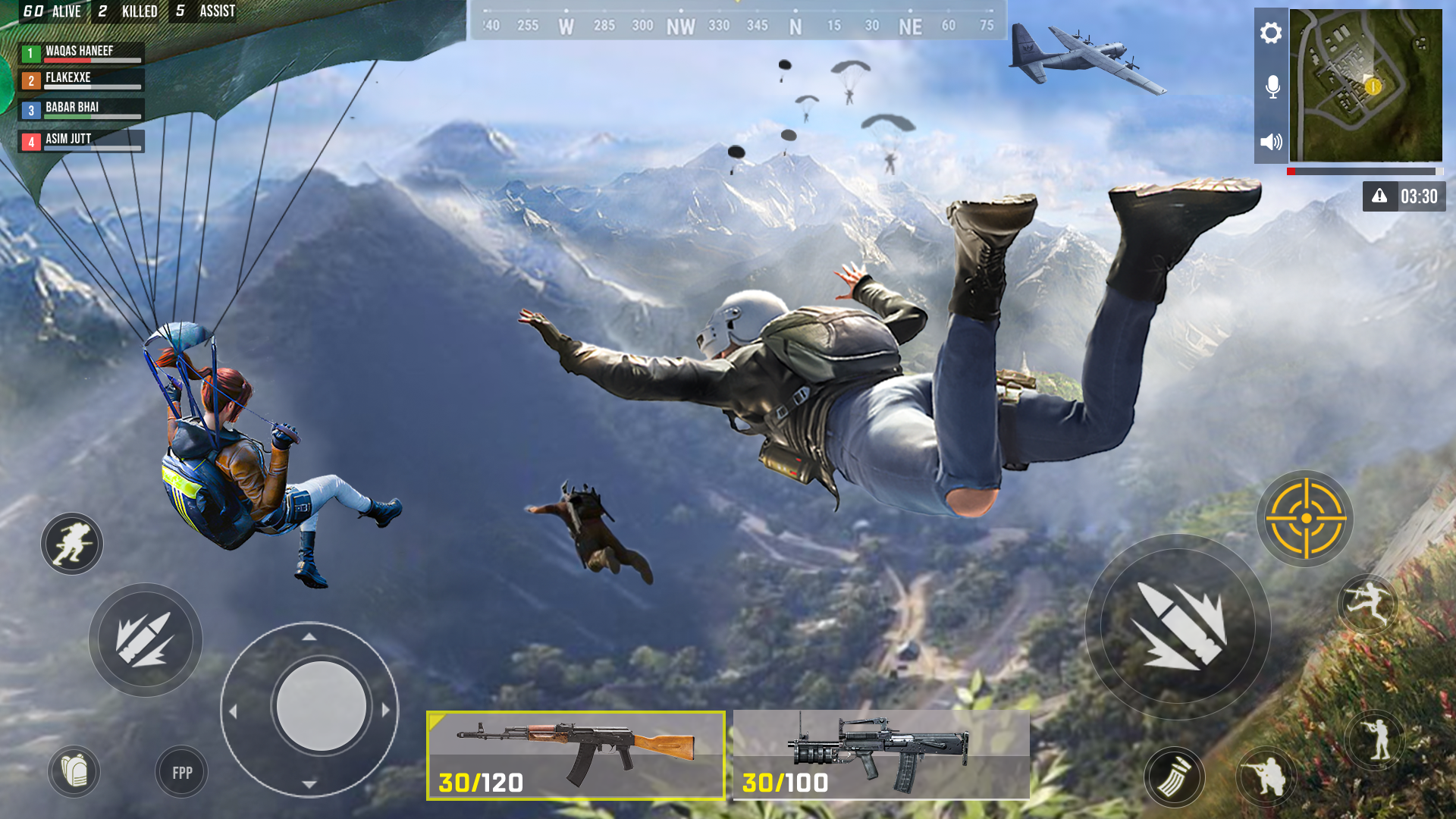 FPS Fire Battleground Offline ภาพหน้าจอเกม