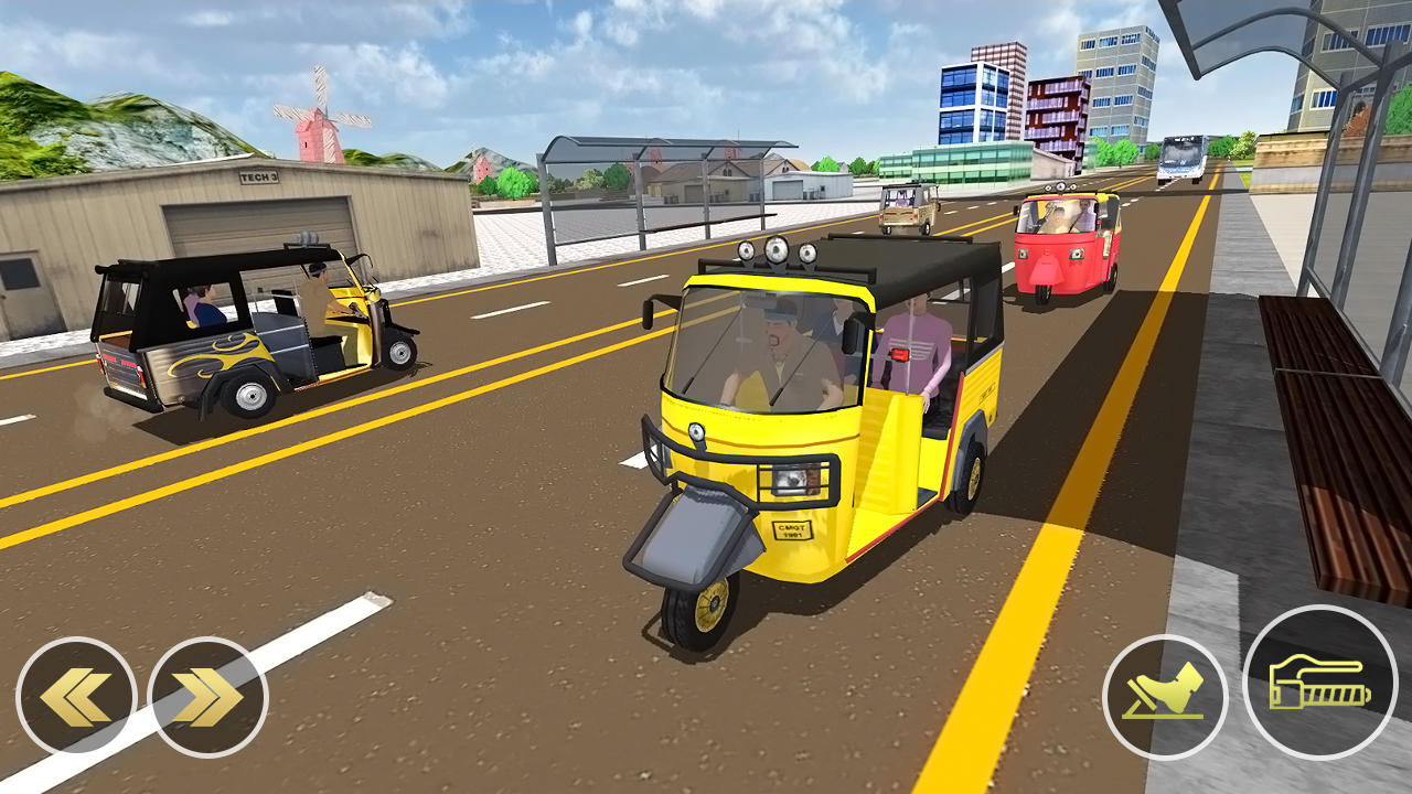 Screenshot of Modern Tuk Tuk Auto Driving