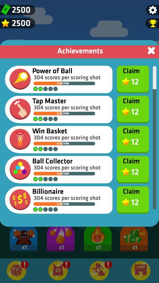 Idle Dunk Masters Game Screenshot