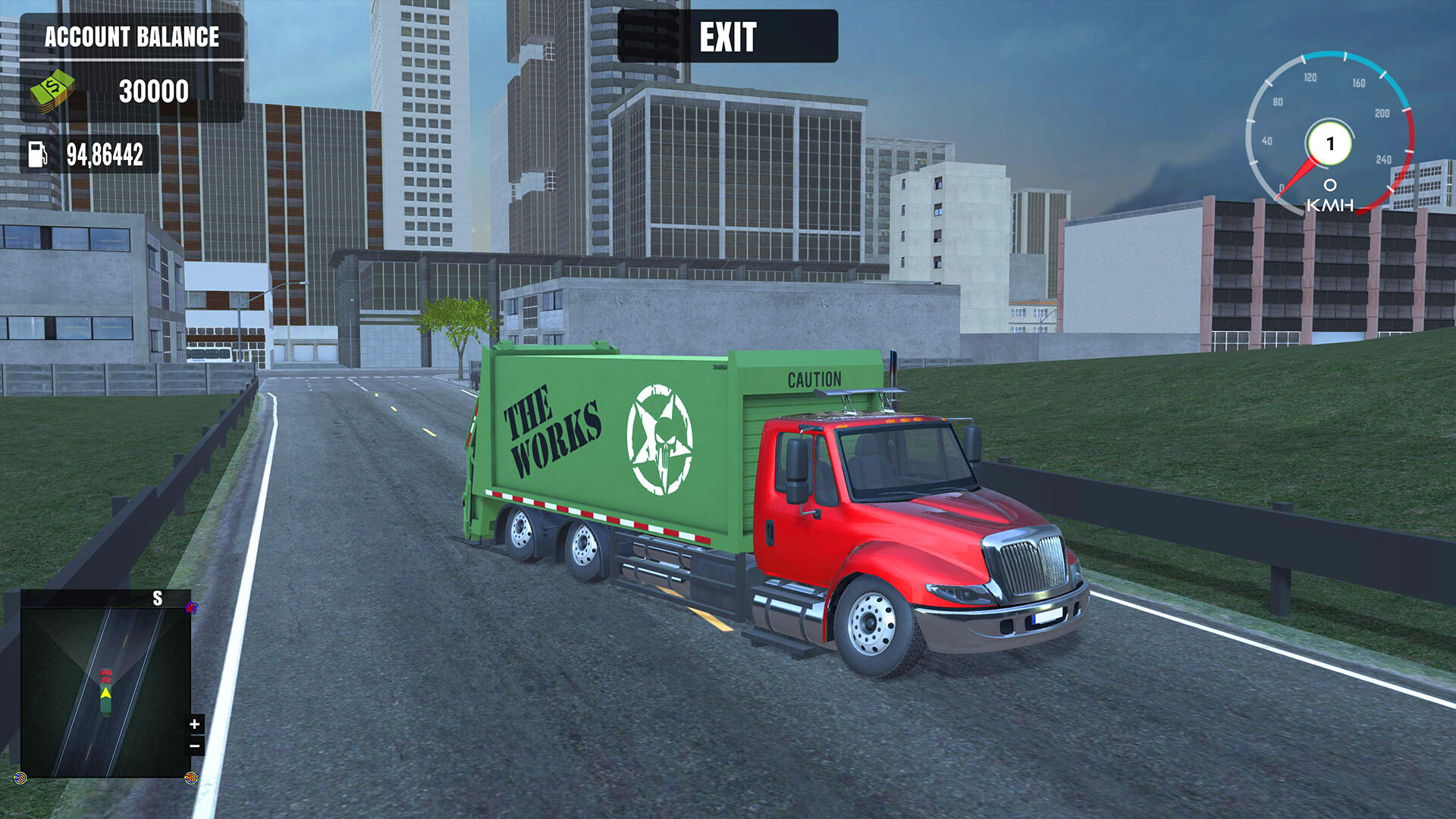 Screenshot of Garbage Truck Driving Simulator