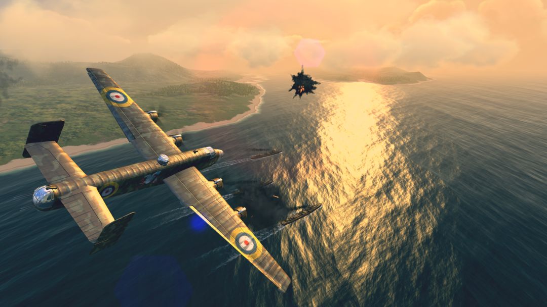 战机轰炸：二战 게임 스크린 샷
