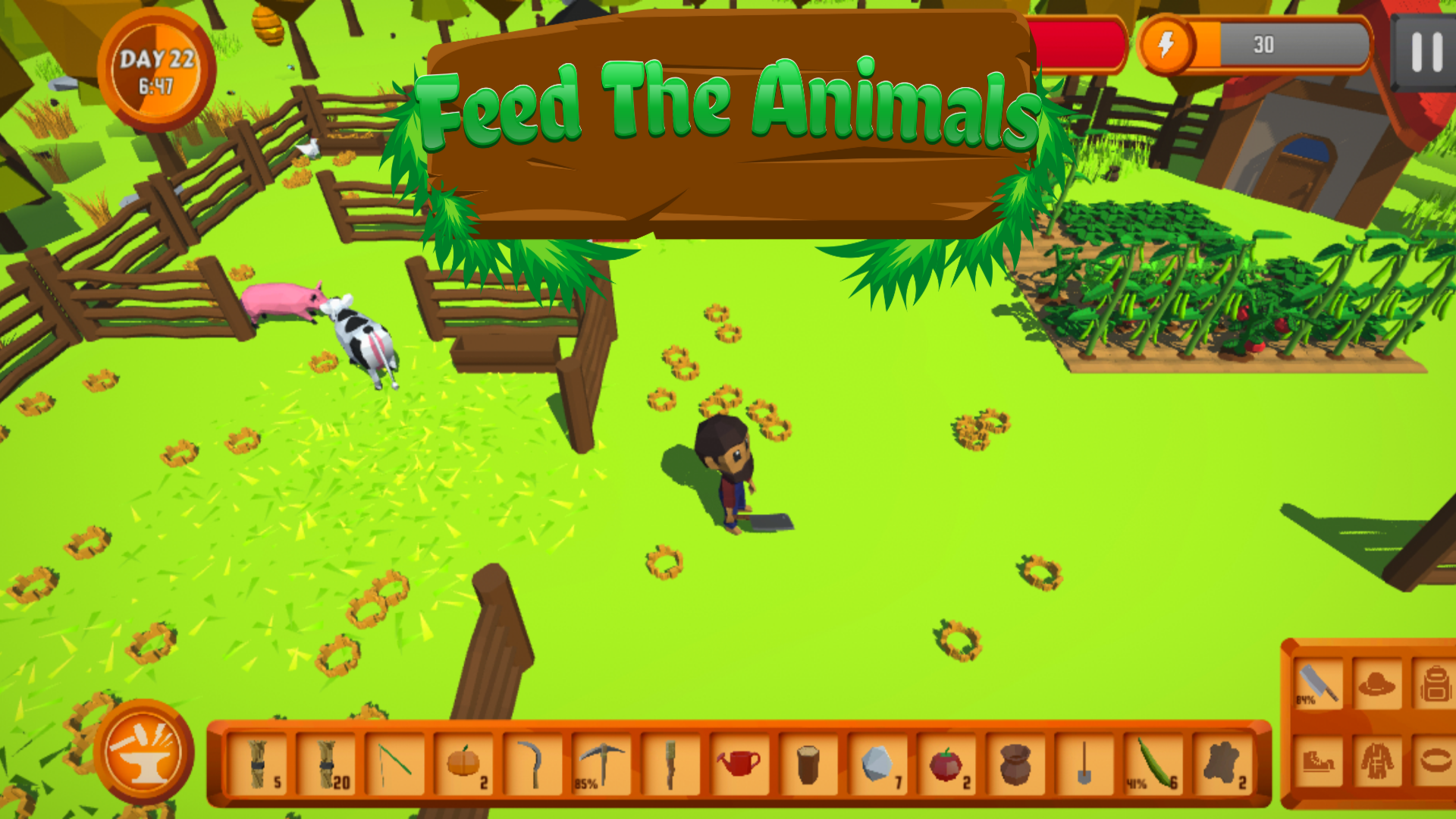 Crazy Farming Simulation ภาพหน้าจอเกม