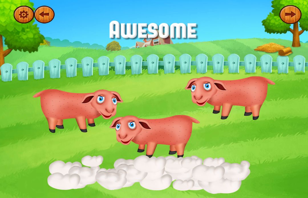 動物養殖場 遊戲的孩子遊戲截圖