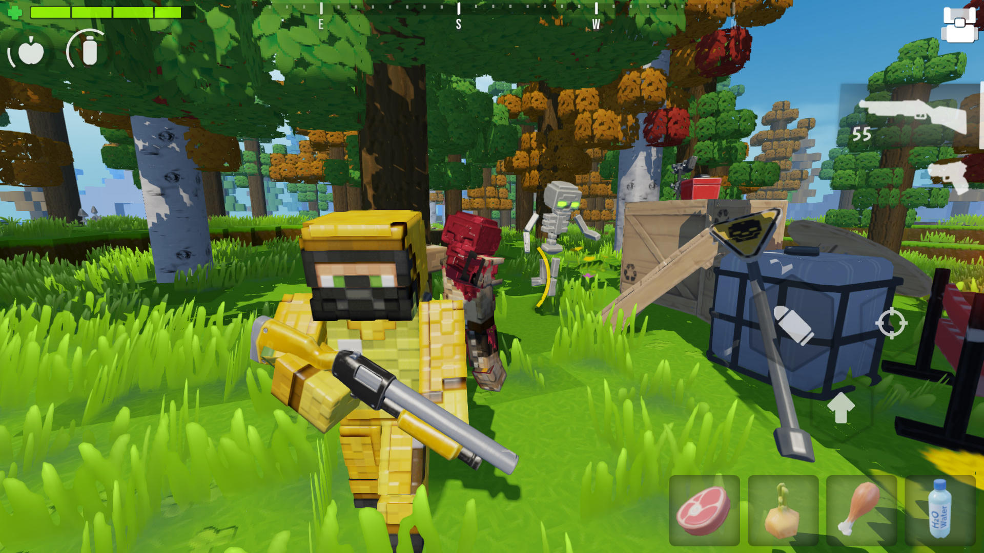 Huntercraft: Zombie Survival Game Screenshot