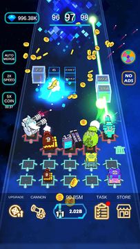 Fireline Merge Defense 3D Game Screenshot