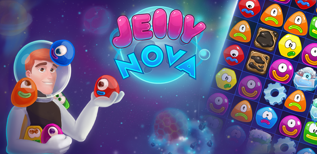 Banner of Jelly Nova: Combine 3 quebra-cabeça espacial 1.07