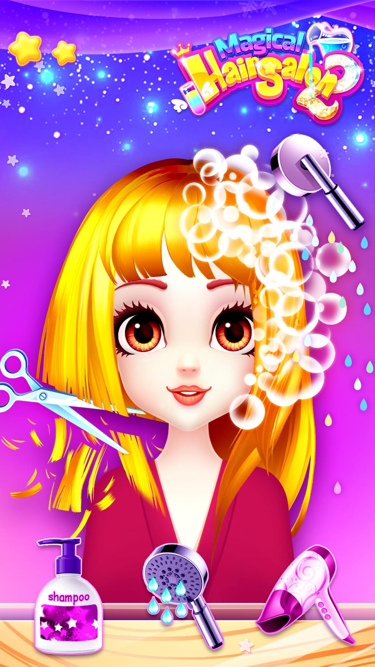 Fashion Hair Salon Games Game Screenshot