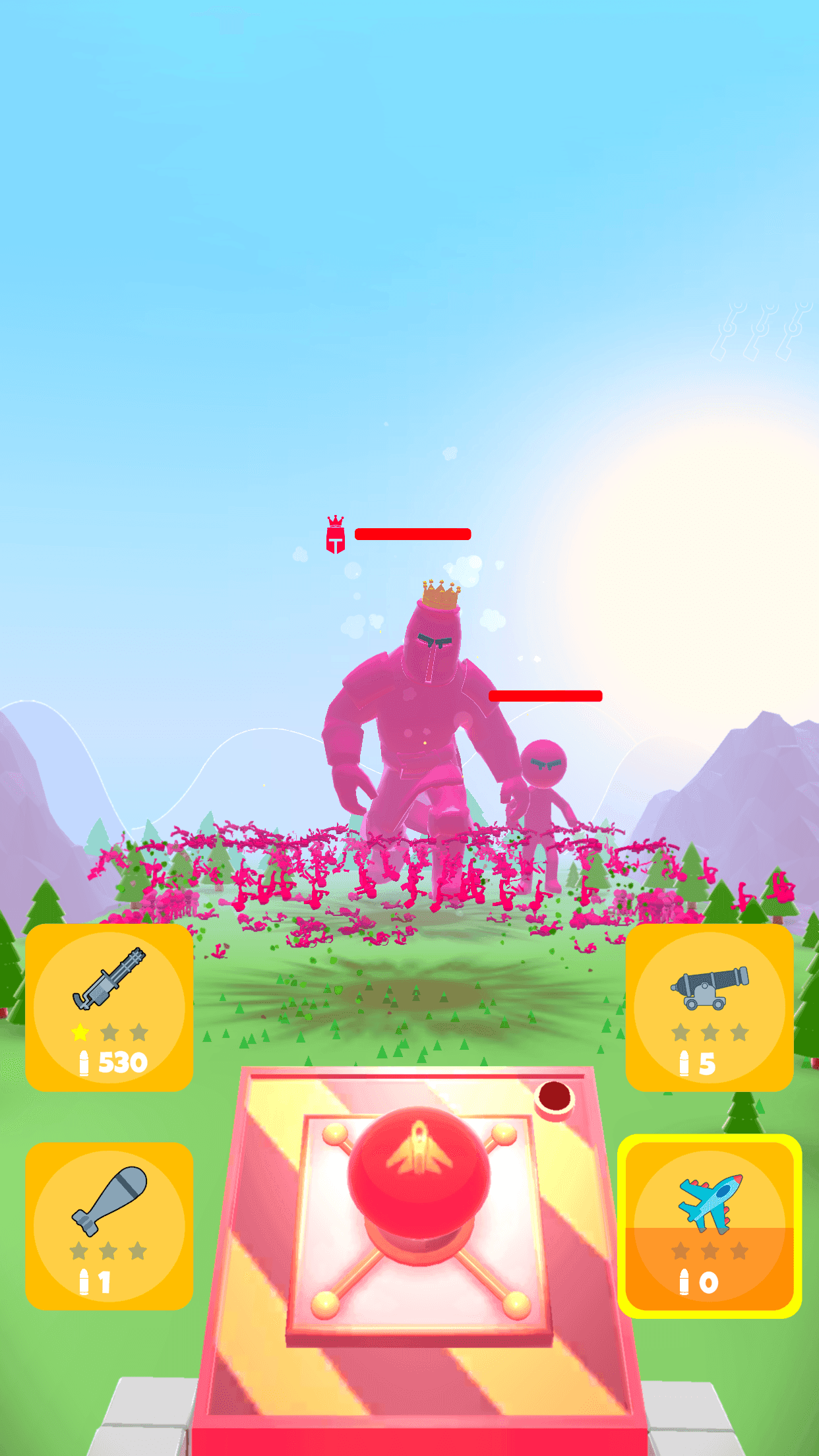 Crowd Defense Game Screenshot