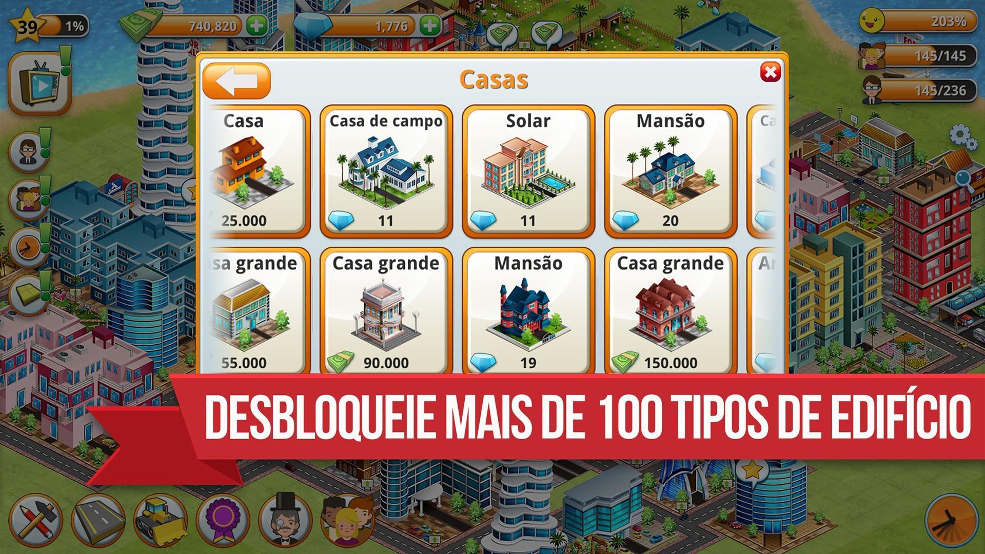 Captura de Tela do Jogo Village Island City Simulation