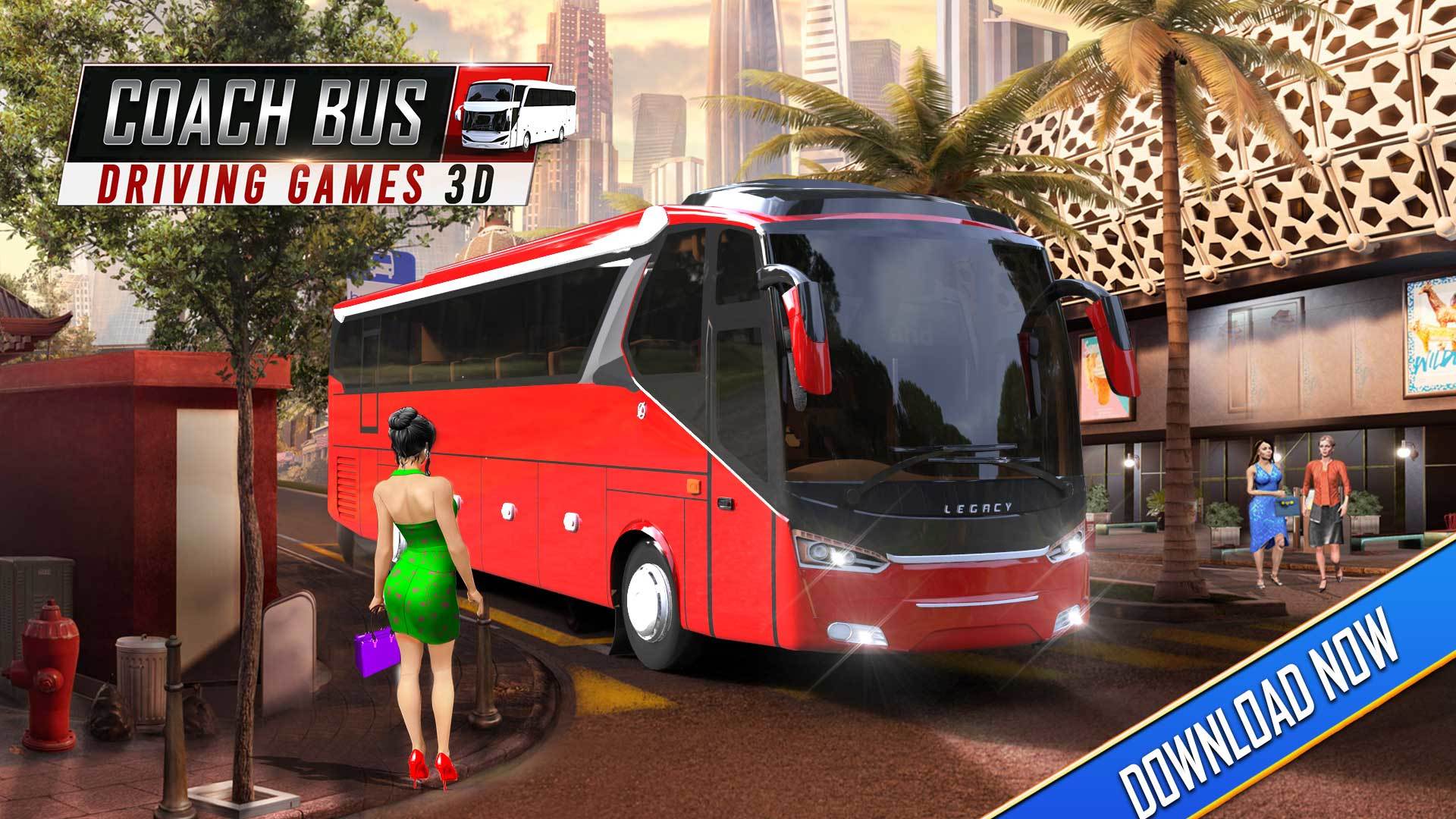 Coach Bus 3D Driving Games screenshot game