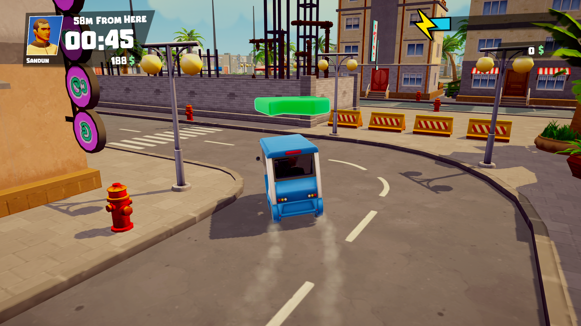 Tuktuk Crazy Taxi ภาพหน้าจอเกม