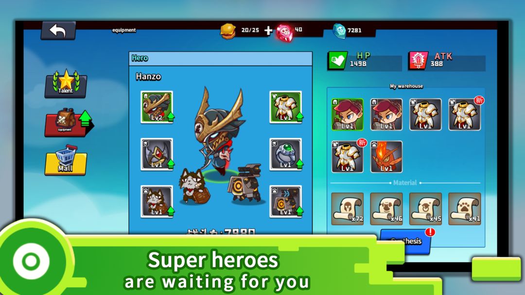 Screenshot of Dungeon Hero-Archer Hunter