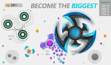 Realtime Fidget Spinner Games Game Screenshot