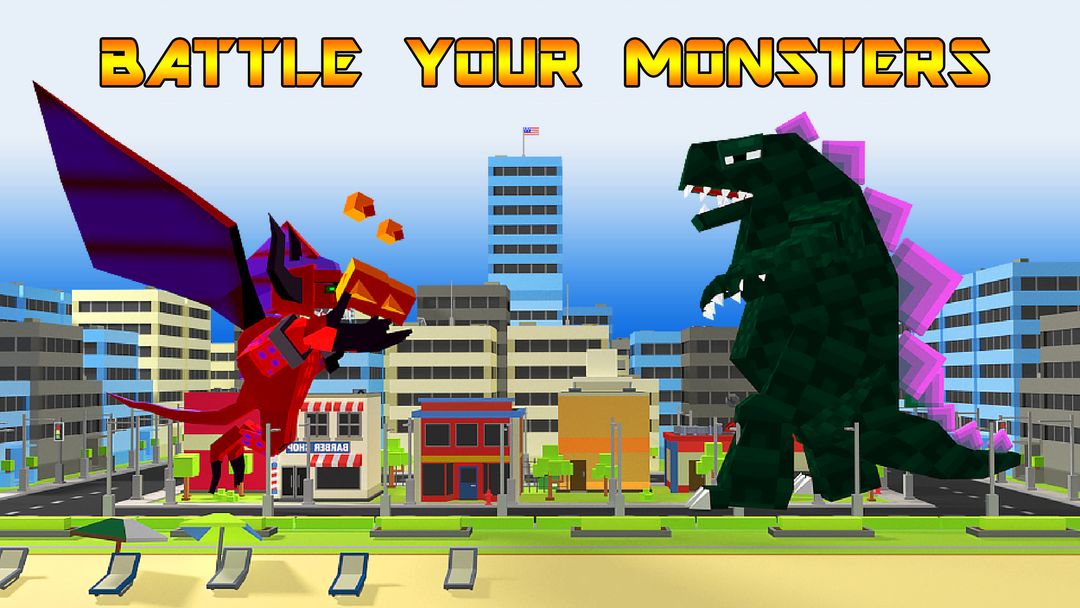 Smashy City: Monster Rampage 게임 스크린 샷