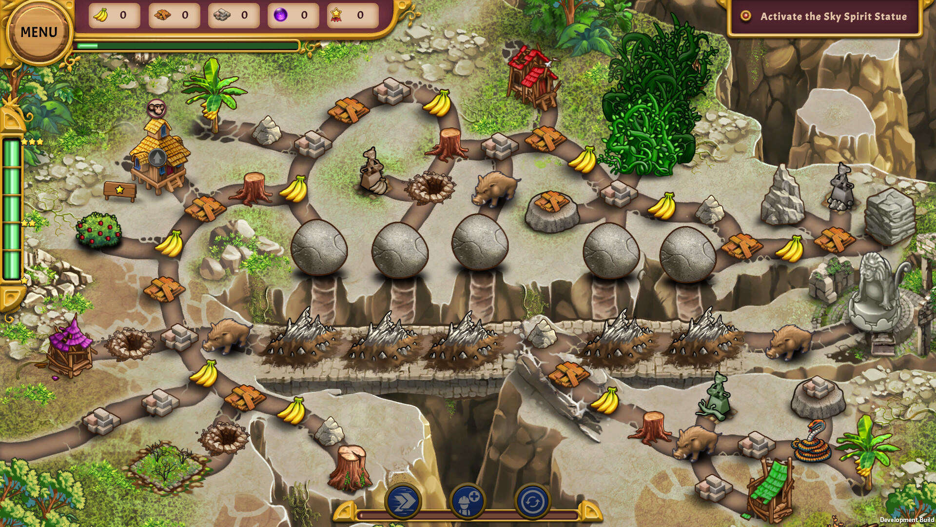 Screenshot of Chimp Quest: Spirit Isle