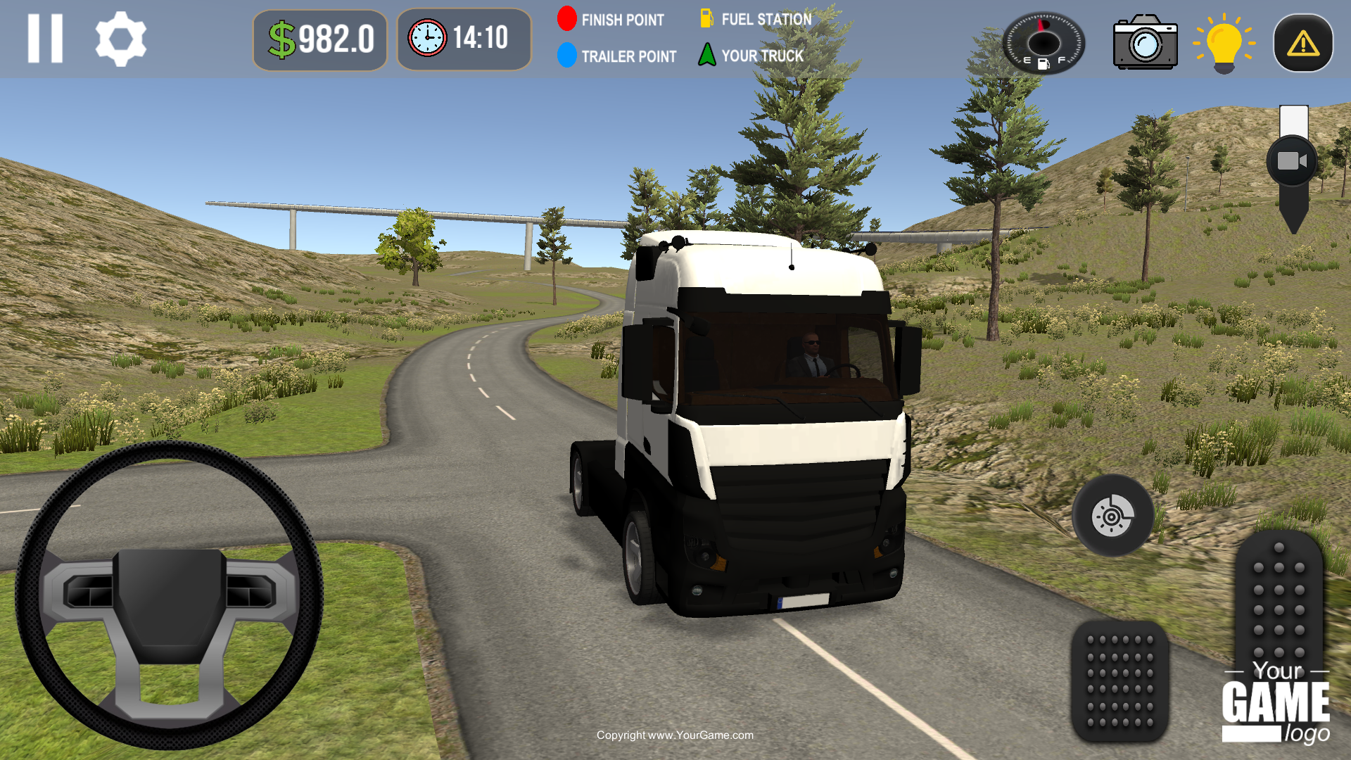 Truck Simulator Driver Game Game Screenshot