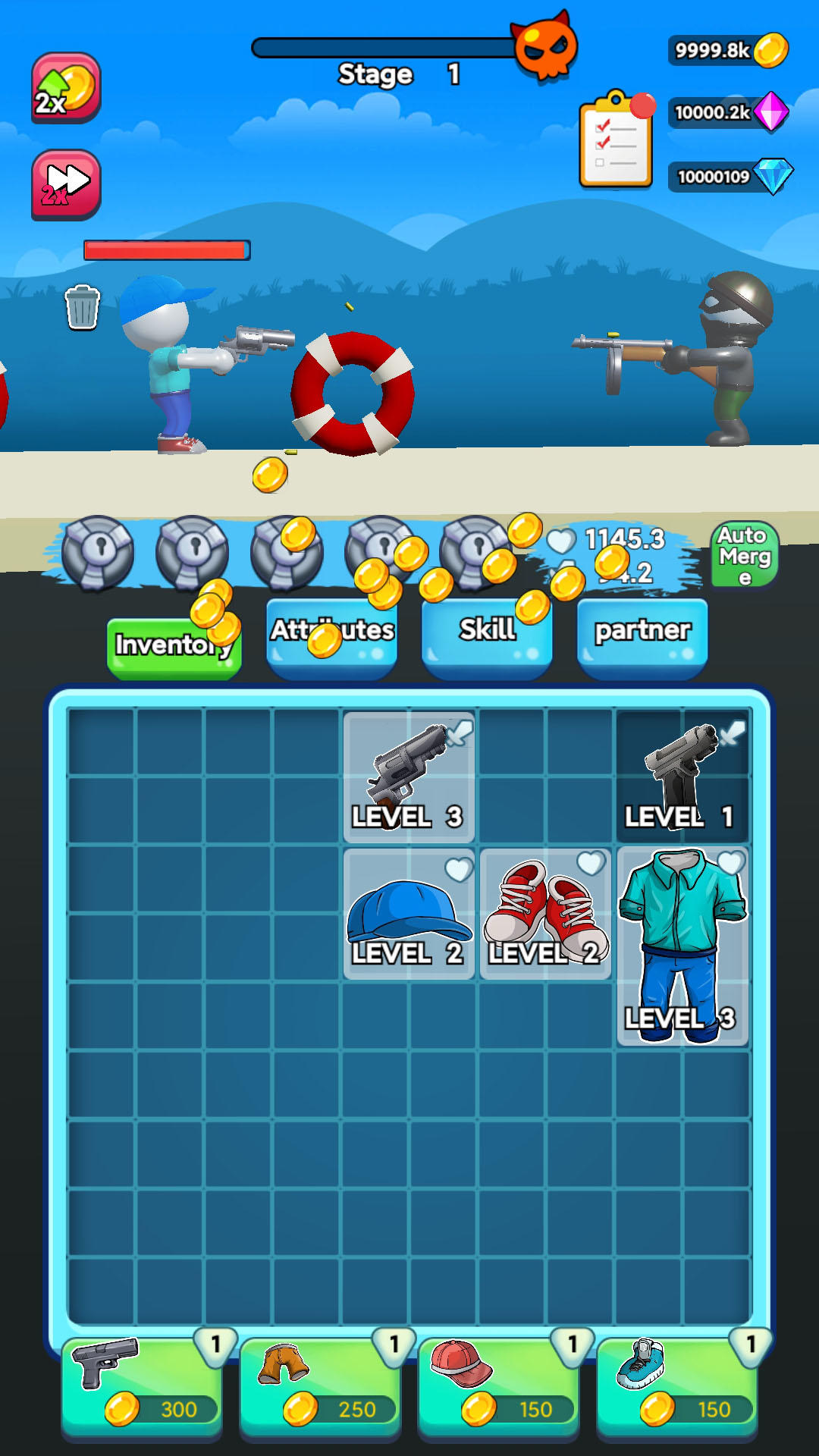 Synthetic Shooting Battle Game Screenshot