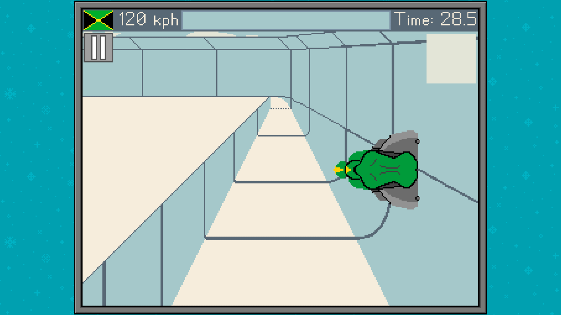 Retro Winter Sports 1986 Game Screenshot