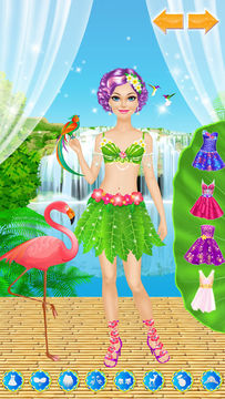 Tropical Princess: Girls Makeup and Dress Up Games ゲームのスクリーンショット