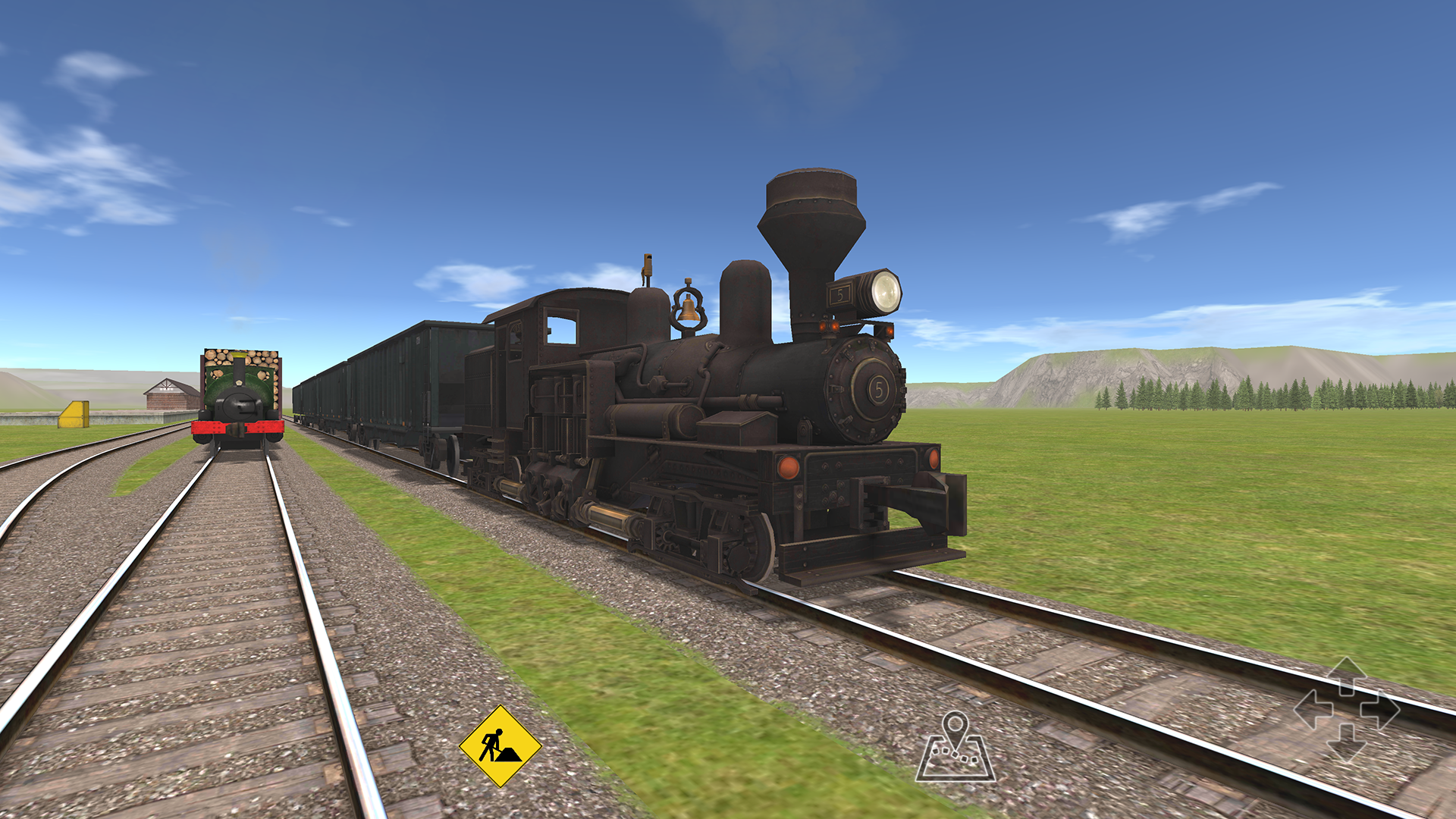Trains and railroads Game Screenshot