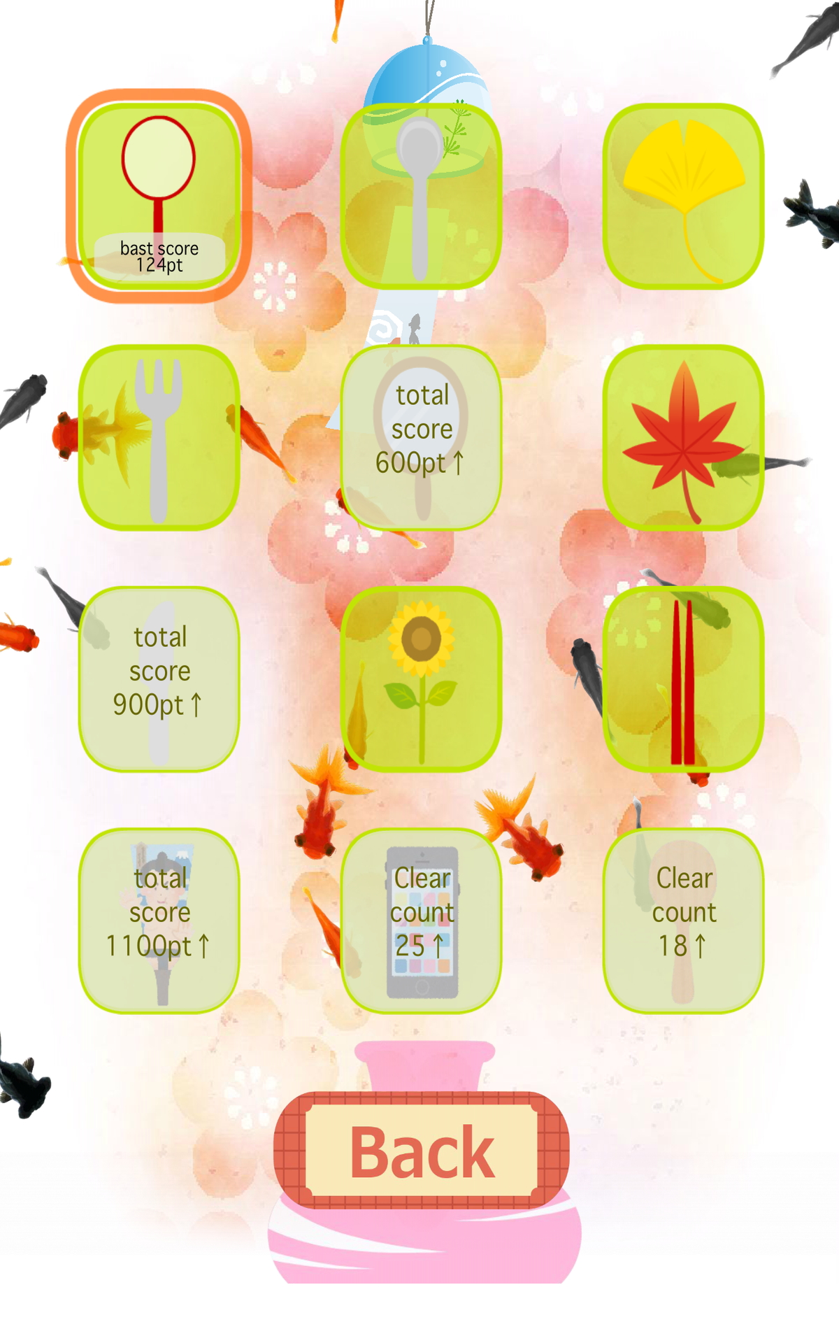 Goldfish scooping festival Game Screenshot