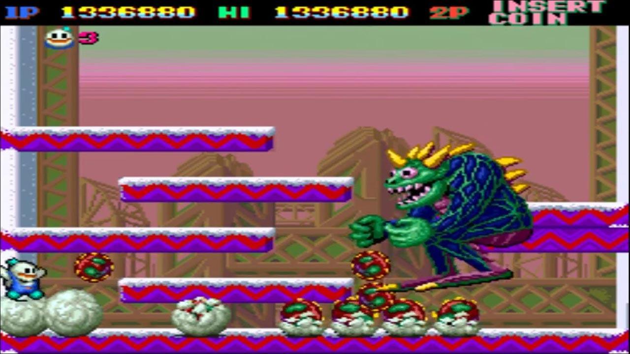 スノーブラザーズ　クラシック ゲームのスクリーンショット