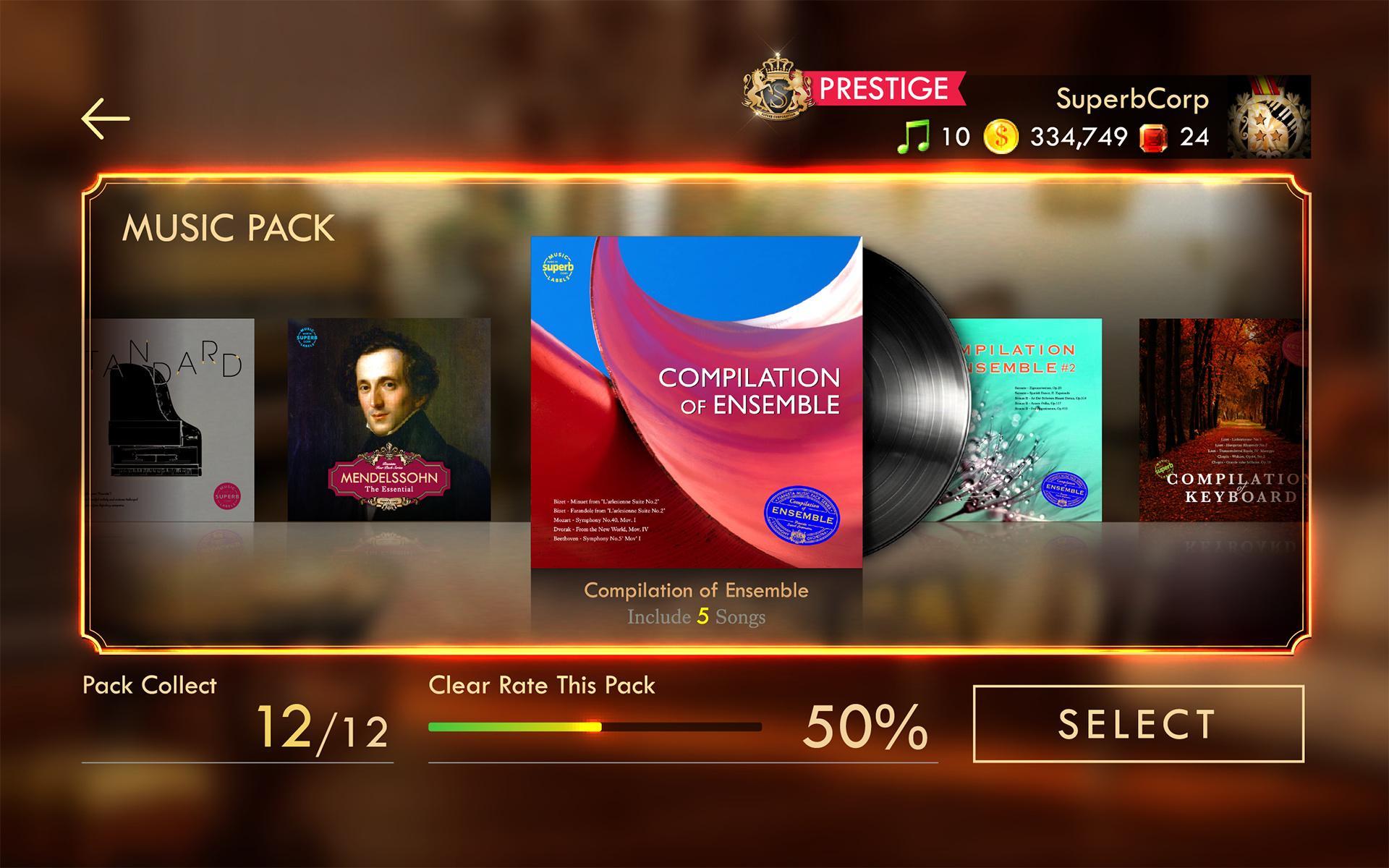Pianista Game Screenshot