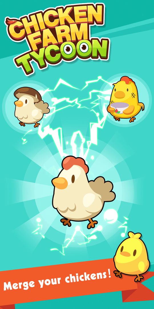 Chicken Farm Tycoon-Idle Merge Game ภาพหน้าจอเกม