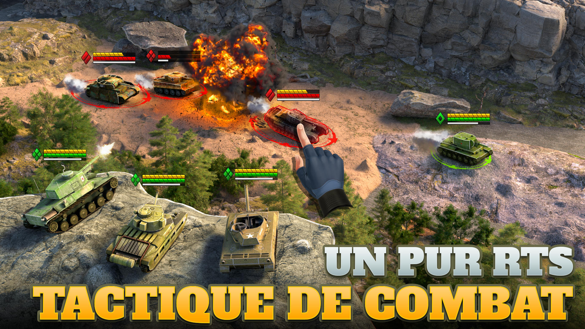 Screenshot 1 of Tanks Charge: Jeux de Tank PvP 2.00.034