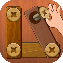 木頭螺帽拼圖遊戲 : Wood Nuts