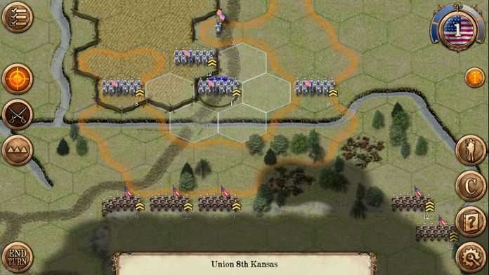 Chickamauga Battles遊戲截圖