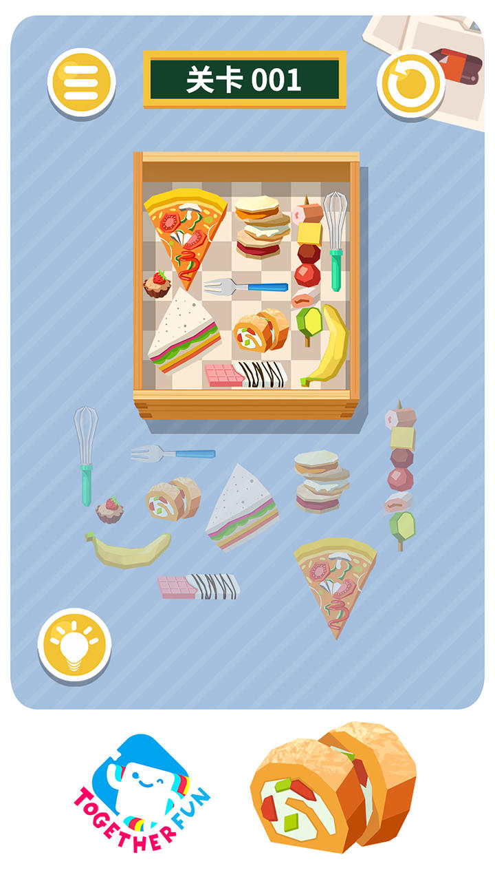 Food delivery - dessert order challenges Game Screenshot