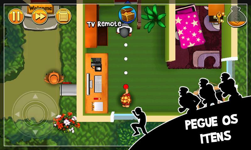 Captura de Tela do Jogo Robbery Bob - ladrão engraçado