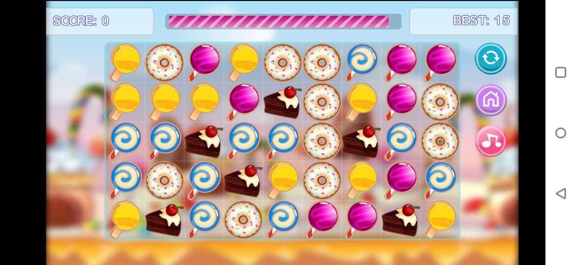 Sweet Candy: Match 3 Game Game Screenshot