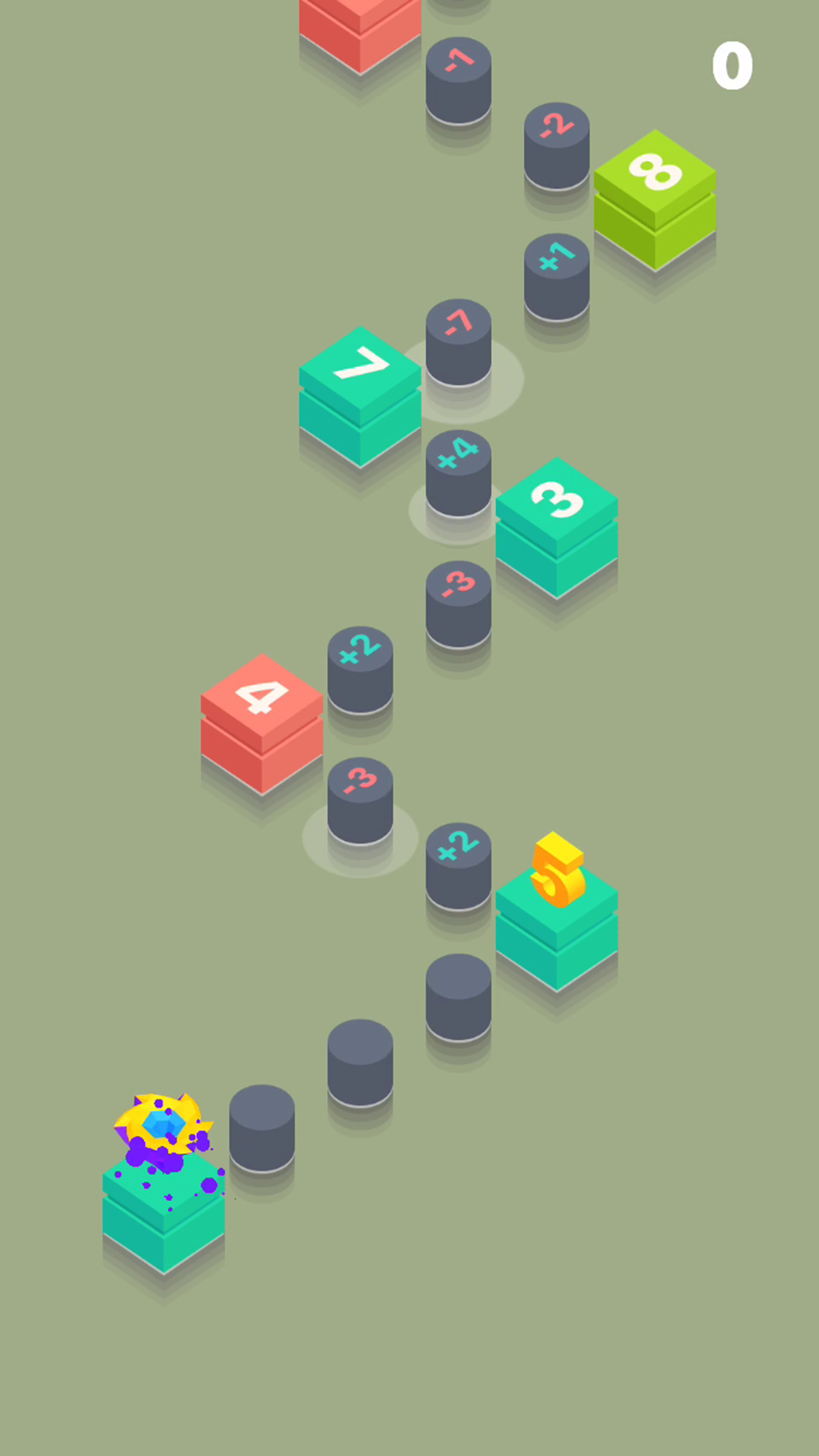 Cuplikan Layar Game Math Hopper