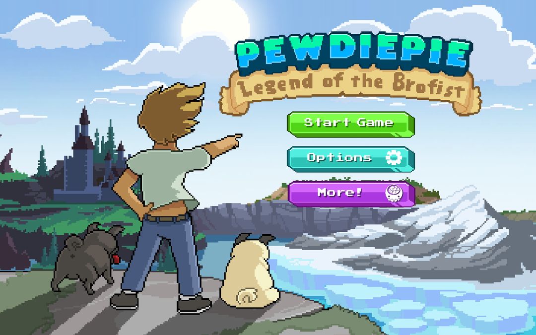 PewDiePie: Legend of Brofist screenshot game