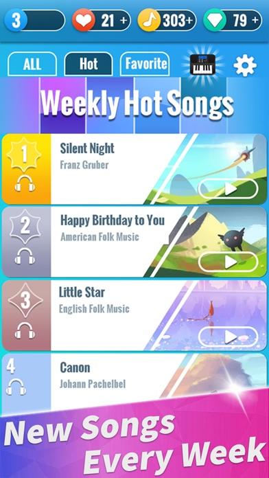 Screenshot of Music Tiles 3：Anime Piano Game