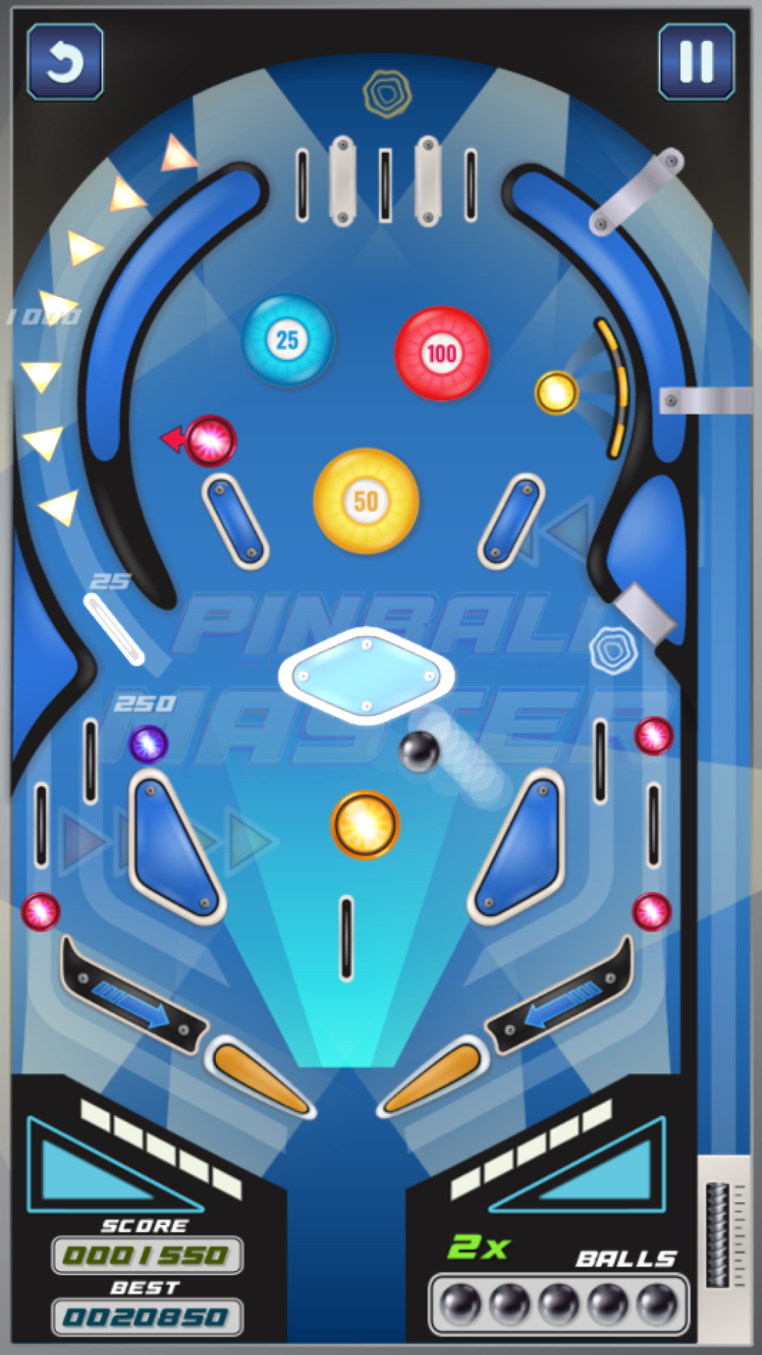 Screenshot of Pinball Master