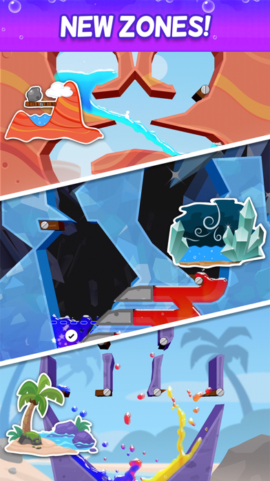 Splash Canyon - Water Puzzles Game Screenshot