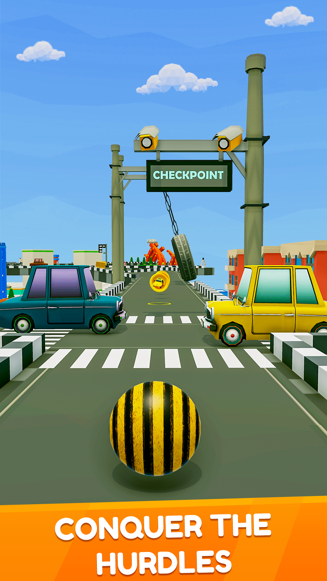 City Ball Run Game: Ball Games Game Screenshot